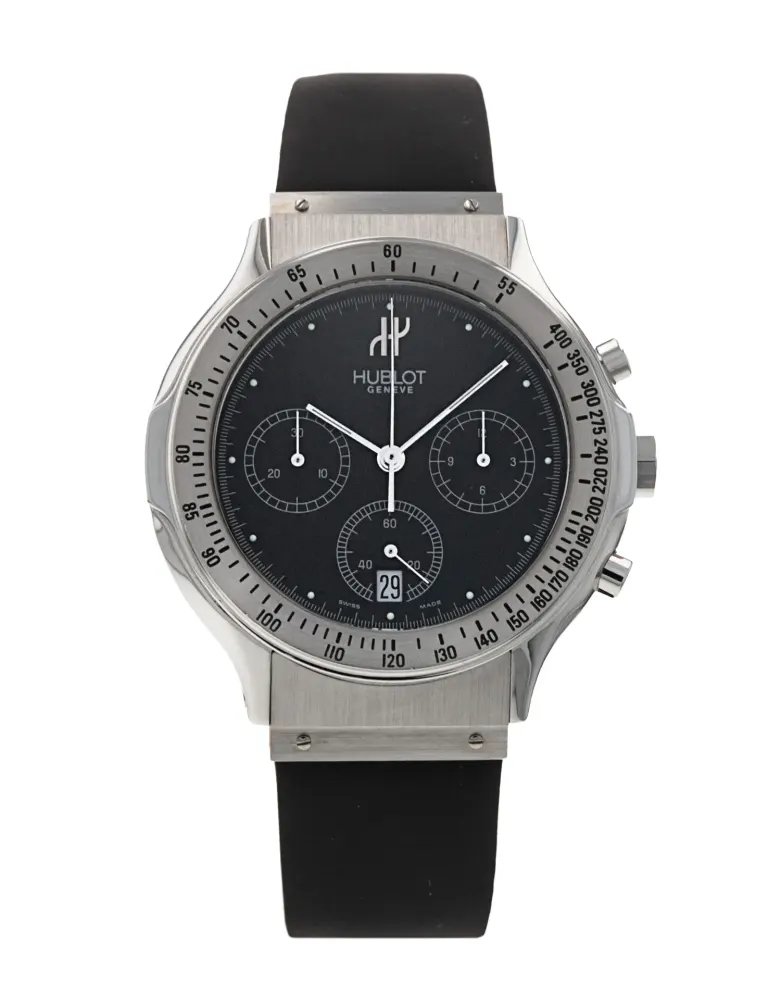 Hublot Chronograph Sport 1621.1 — 1996 — Very good in Black Baton – Pre-owned watches