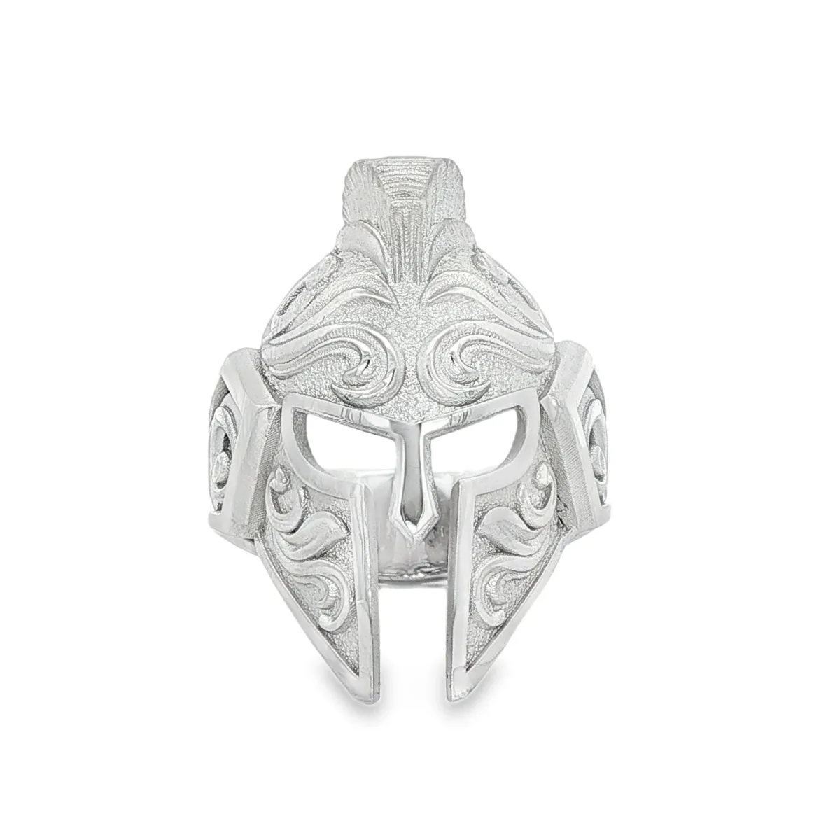 MARYAM - For Him SILVER Silver Trojan Warrior Ring 71130 in 7 / Antique – Ring