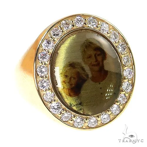 RINA - SUNNY 2 Oval Diamond Photo Ring 68604 in Rose Gold / 6 – Ring