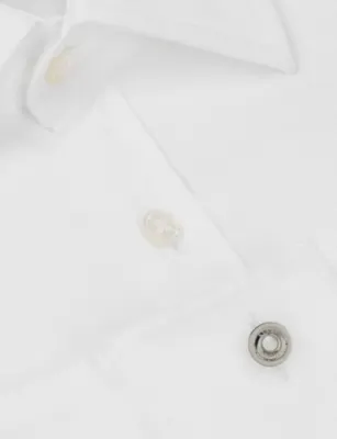DUNHILL Gyro Mother-of-Pearl Silver Cufflinks detail 2