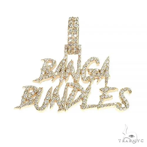 RINA - For Him CUSTOM Custom Made 'Banga Bundles' Diamond Pendant 66937 in Rose Gold – Pendant