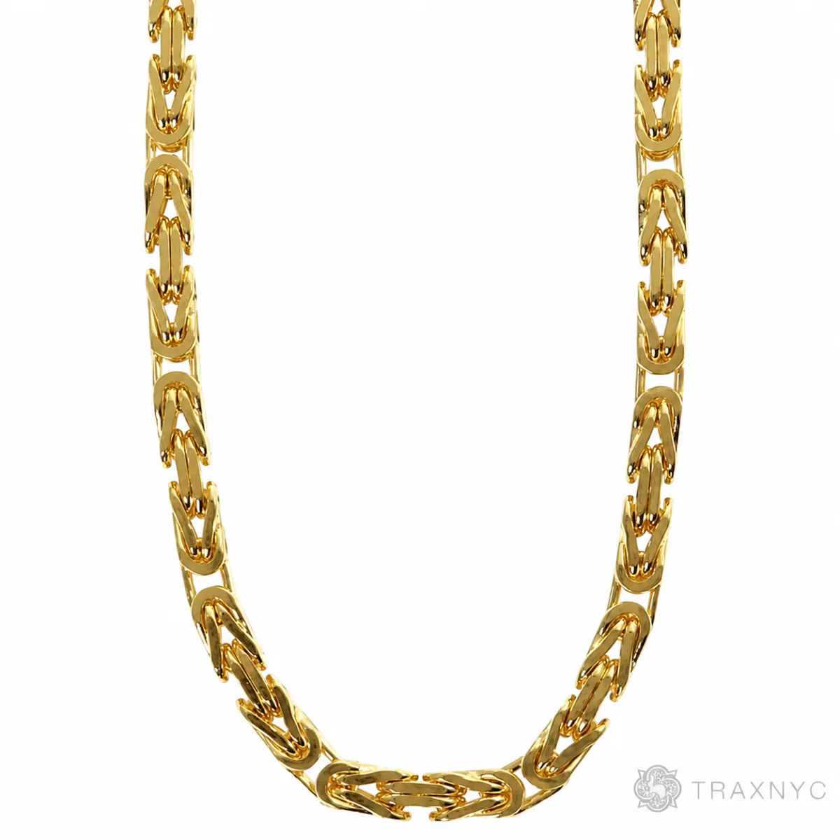 JALGAS - AMERICAS GOLD 14K Yellow Gold Solid Byzantine Chain 4mm 70127 in Yellow / 20 Inches – Chain