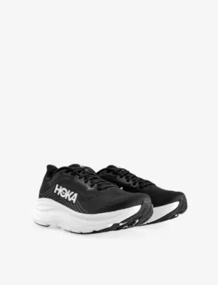 HOKA Clifton 11 Mesh Trainers - EUR 42 / 8 UK MEN in BLACK WHITE, additional product view 3