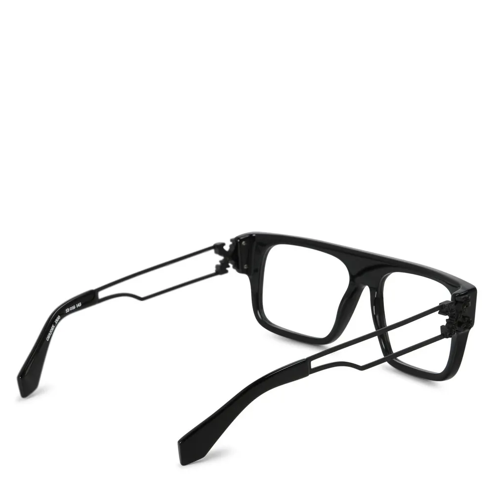 Off White Off Eyewear Style 8X 99 in Black/Black Met, additional product view 2