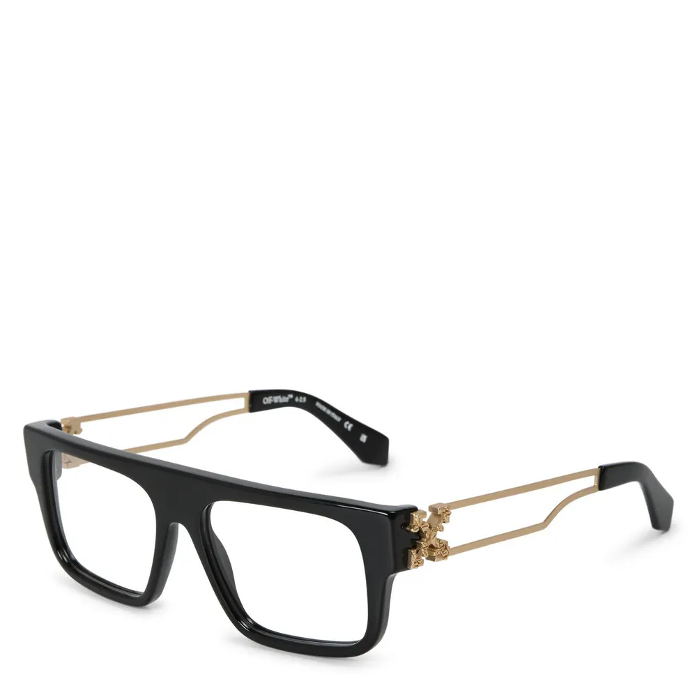 Off White Off Eyewear Style 8X 99 in Black/Gold Met – Accessories