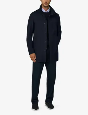 BOGGI MILANO B-Tech Hooded Woven Car Coat detail 2