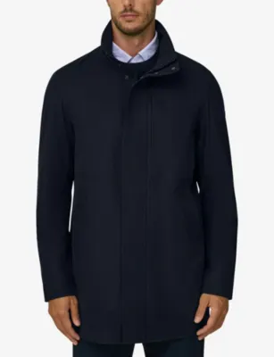 BOGGI MILANO B-Tech Hooded Woven Car Coat detail 3