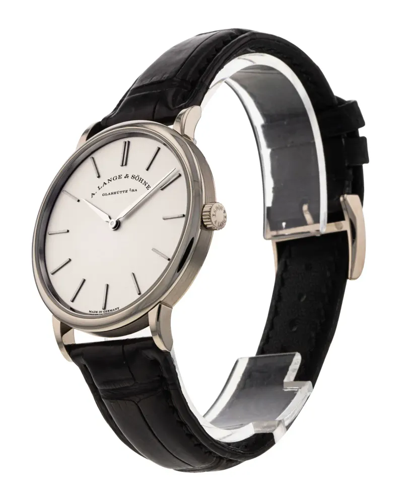 A. Lange and Sohne Saxonia Thin 201.027 — 2016 — Very good in Silver Baton, additional product view 2