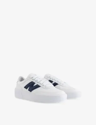 NEW BALANCE 750 Leather Trainers - EUR 43 / 9 UK MEN in WHITE NAVY, additional product view 3