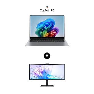 Samsung Student Productivity Laptop + Monitor Bundle