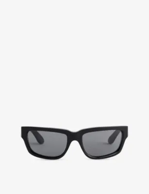 RETROSUPERFUTURE Thelonius Rectangular-Frame Acetate Sunglasses