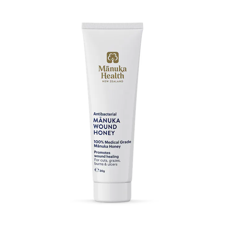 Manuka Health NZ 100% Medical Grade Antibacterial Manuka Wound Honey - 30g Tube, additional product view 3