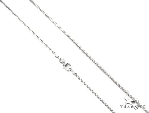 JALGAS - ROYAL CHAIN GROUP 14K White Gold Solid Franco Chain 1.5mm 47629 in 24 Inches – Chain