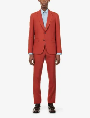 PAUL SMITH Single-Breasted Notch-Lapel Linen Suit detail 3