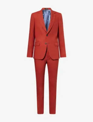 PAUL SMITH Single-Breasted Notch-Lapel Linen Suit