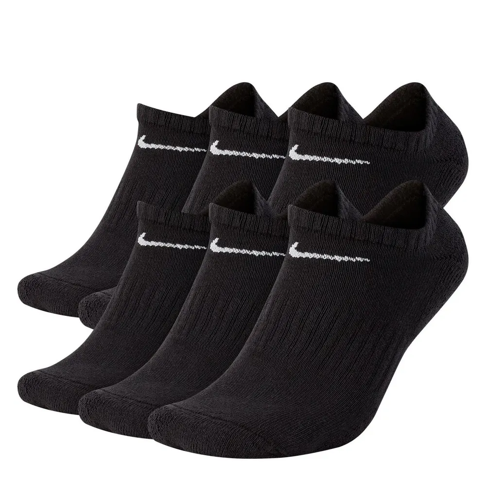Nike Men's 6 Pack No Show Trainer Socks