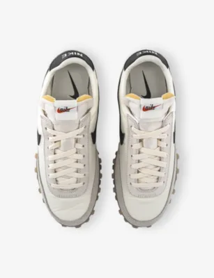 For Him Waffle Suede and Mesh Trainers - EUR 41 / 7 UK MEN in SAIL BLACK COCONUT M, additional product view 2