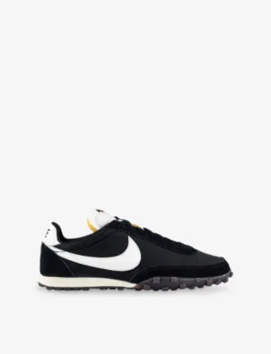 For Him Waffle Suede and Mesh Trainers - EUR 41 / 7 UK MEN in BLACK SAIL COCONUT M – Mens | Trainers | Lace up trainers