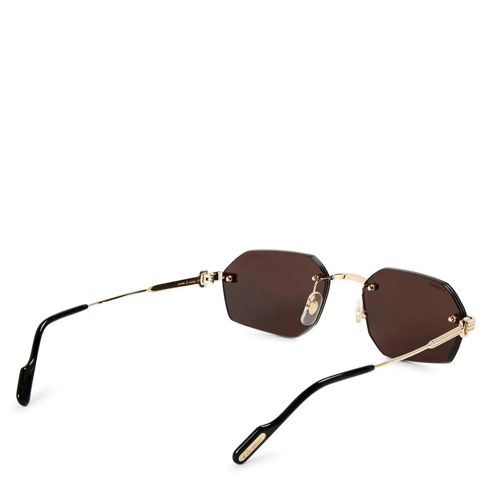 Cartier Cartier CT0616S Mens Hexagon Sunglasses detail 2