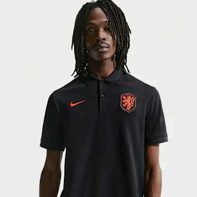 Nike Netherlands The Nike Polo Men's Nike Dri-FIT Football Polo - Black/Hyper Crimson in Black/Hyper Crimson – Nike men's and unisex