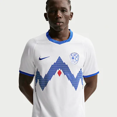 Nike Slovenia 2026 Stadium Home Men's Nike Dri-FIT Football Replica Shirt - White/Hyper Royal/Hyper Royal