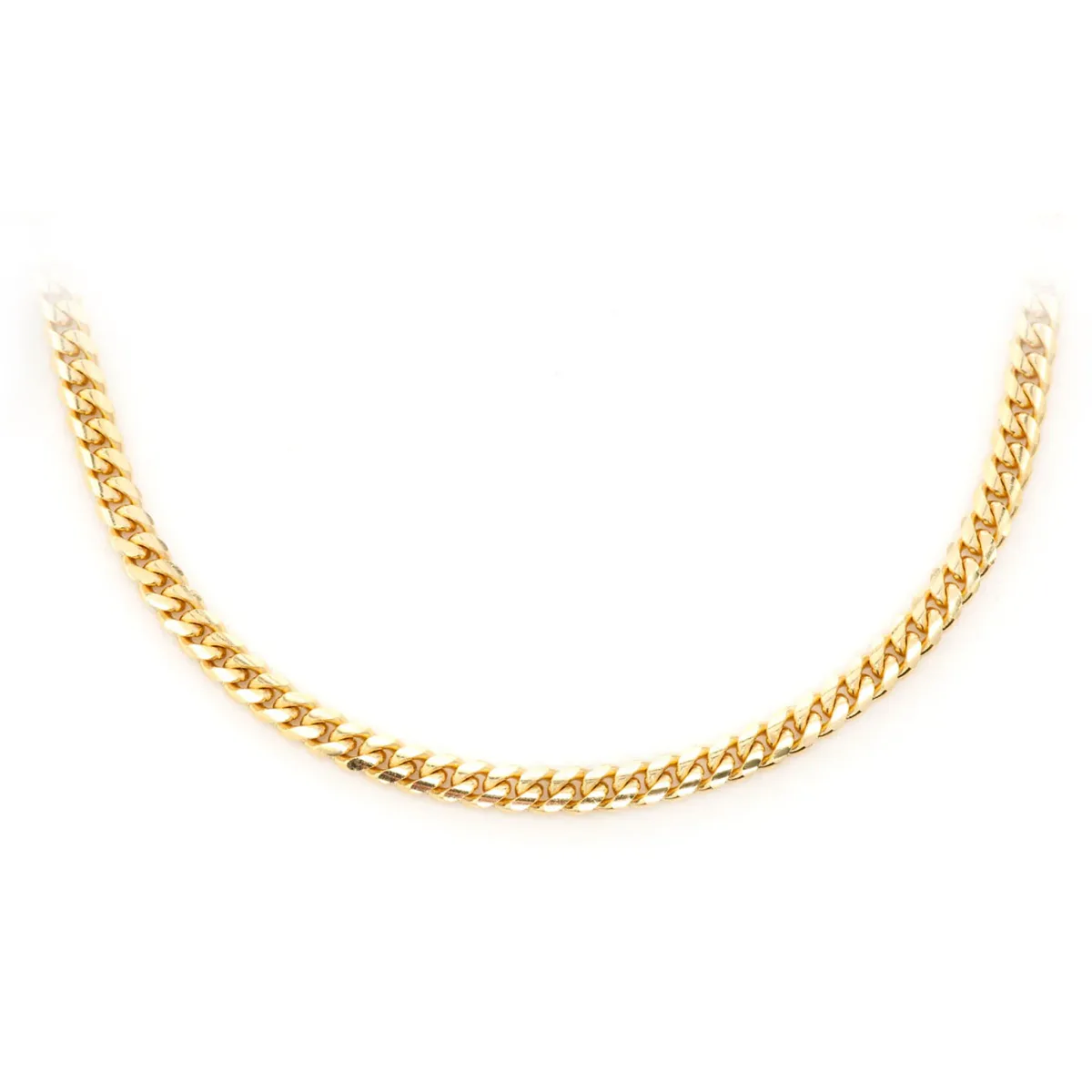 For Him Miami Cuban Gold Chain in 3mm / Yellow Gold / 22" – Chain