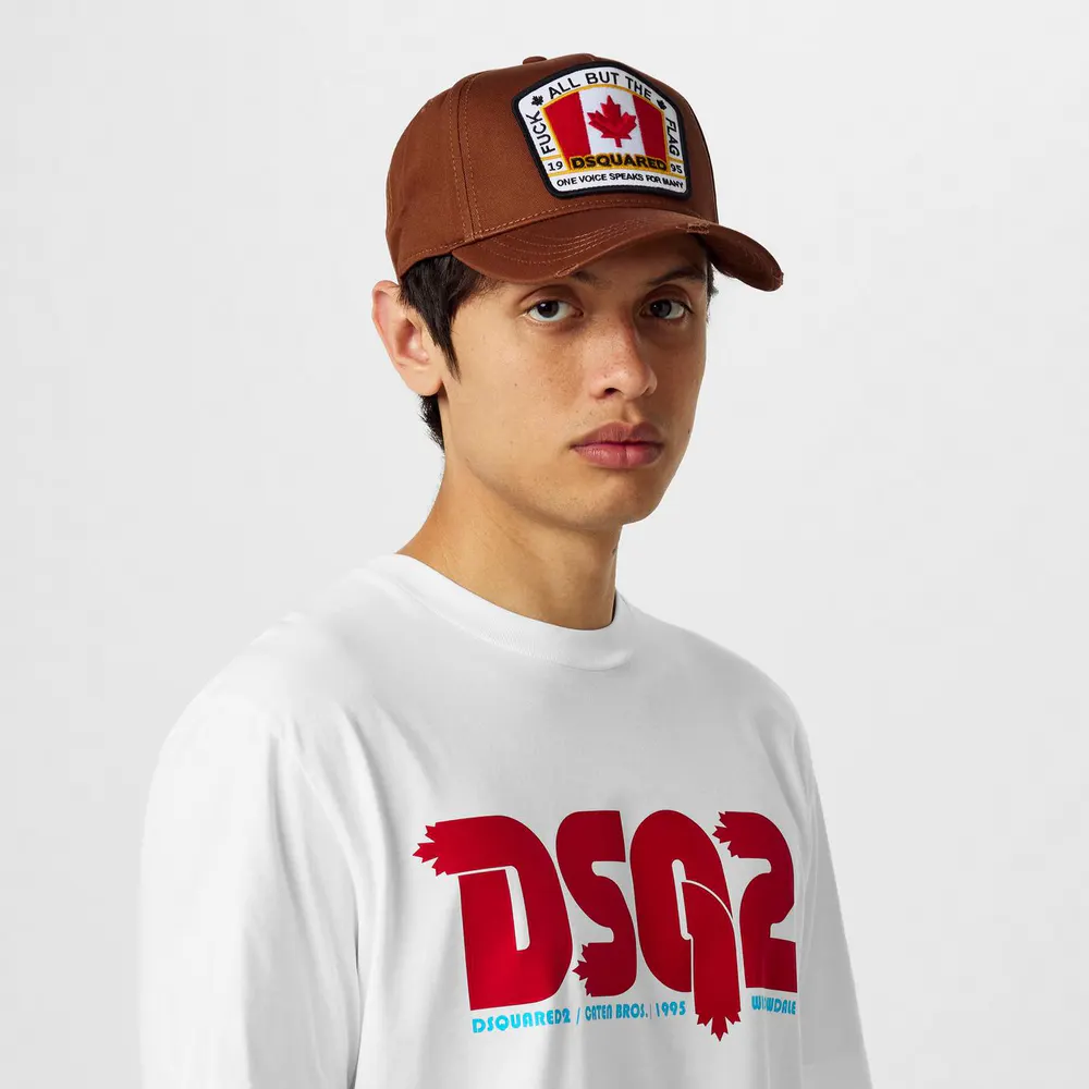 DSquared2 Flag Logo Cap detail 2