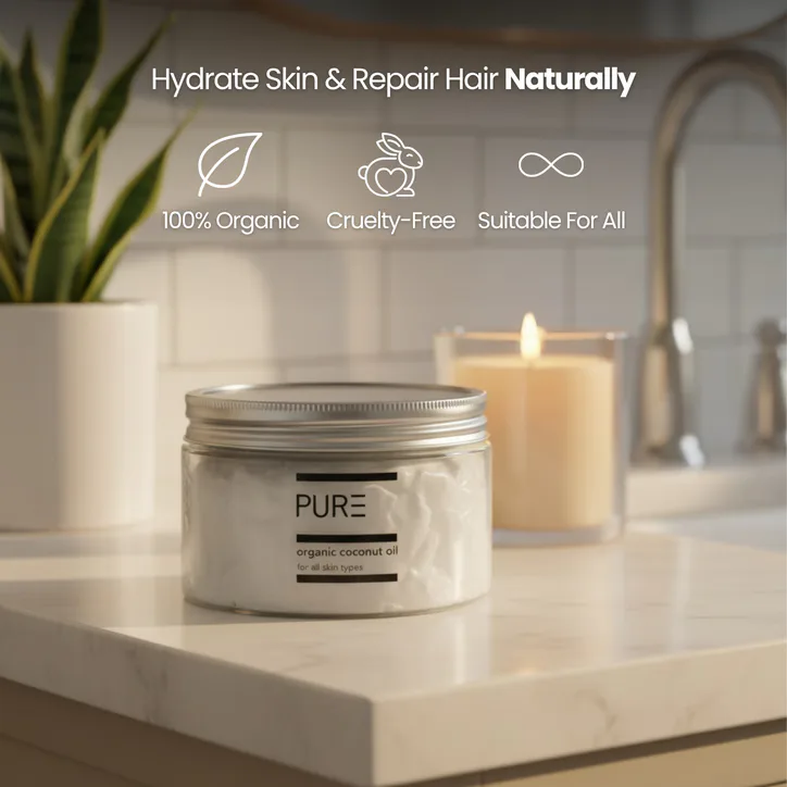 PURE Spa Skincare PURE Organic Coconut Oil, additional product view 3