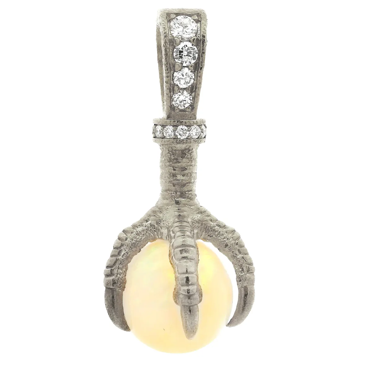 RINA - For Him CUSTOM Silver Eagle Claw Opal Pendant 70967 – Pendant