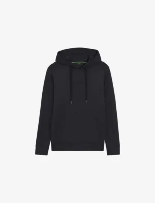 BOSS Branded Pouch-Pocket Stretch-Jersey Hoody
