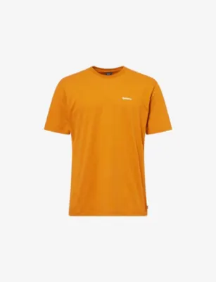 FINISTERRE Harlyn Logo-Print Cotton T-Shirt - COPPER detail 3