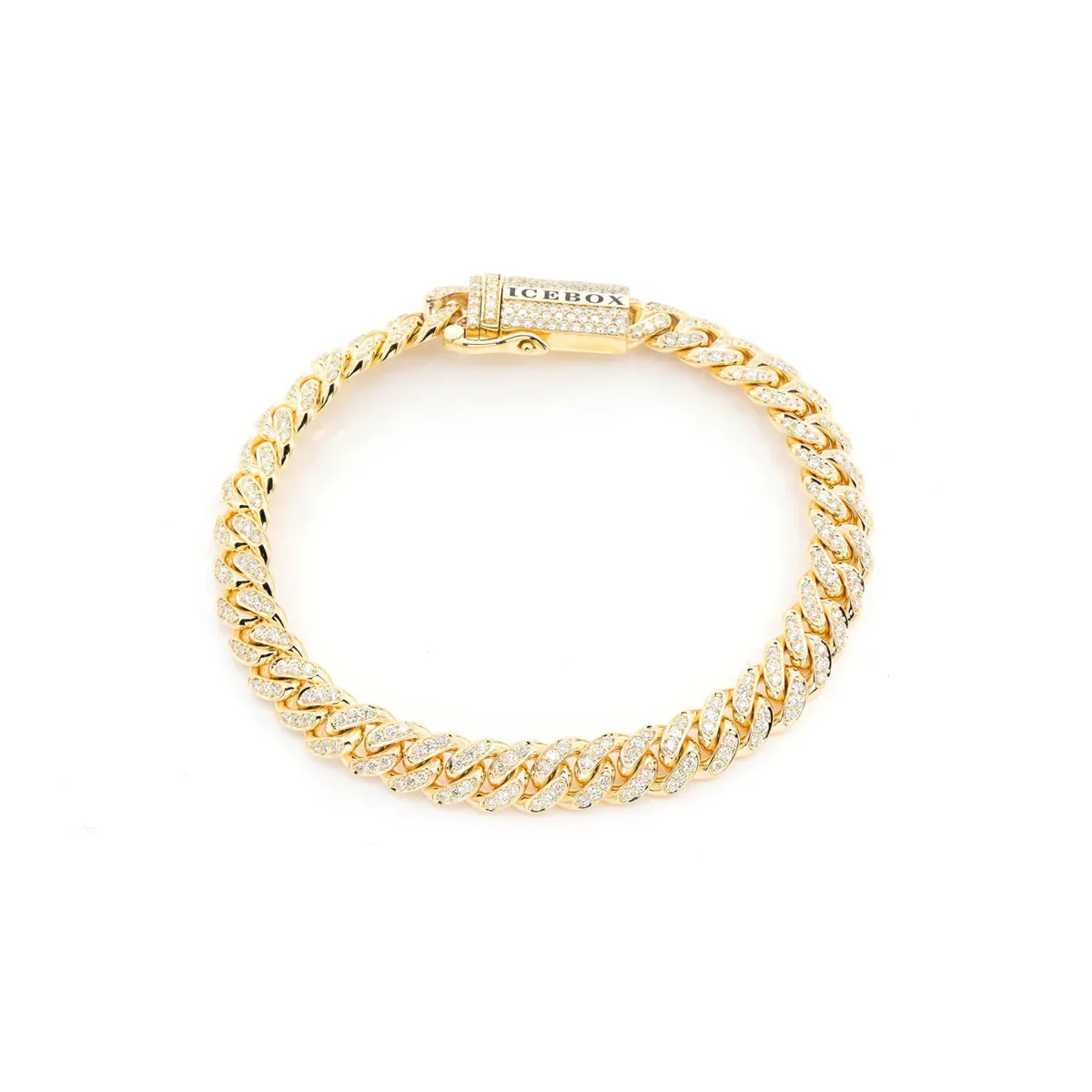 For Him Miami Cuban Diamond Bracelet