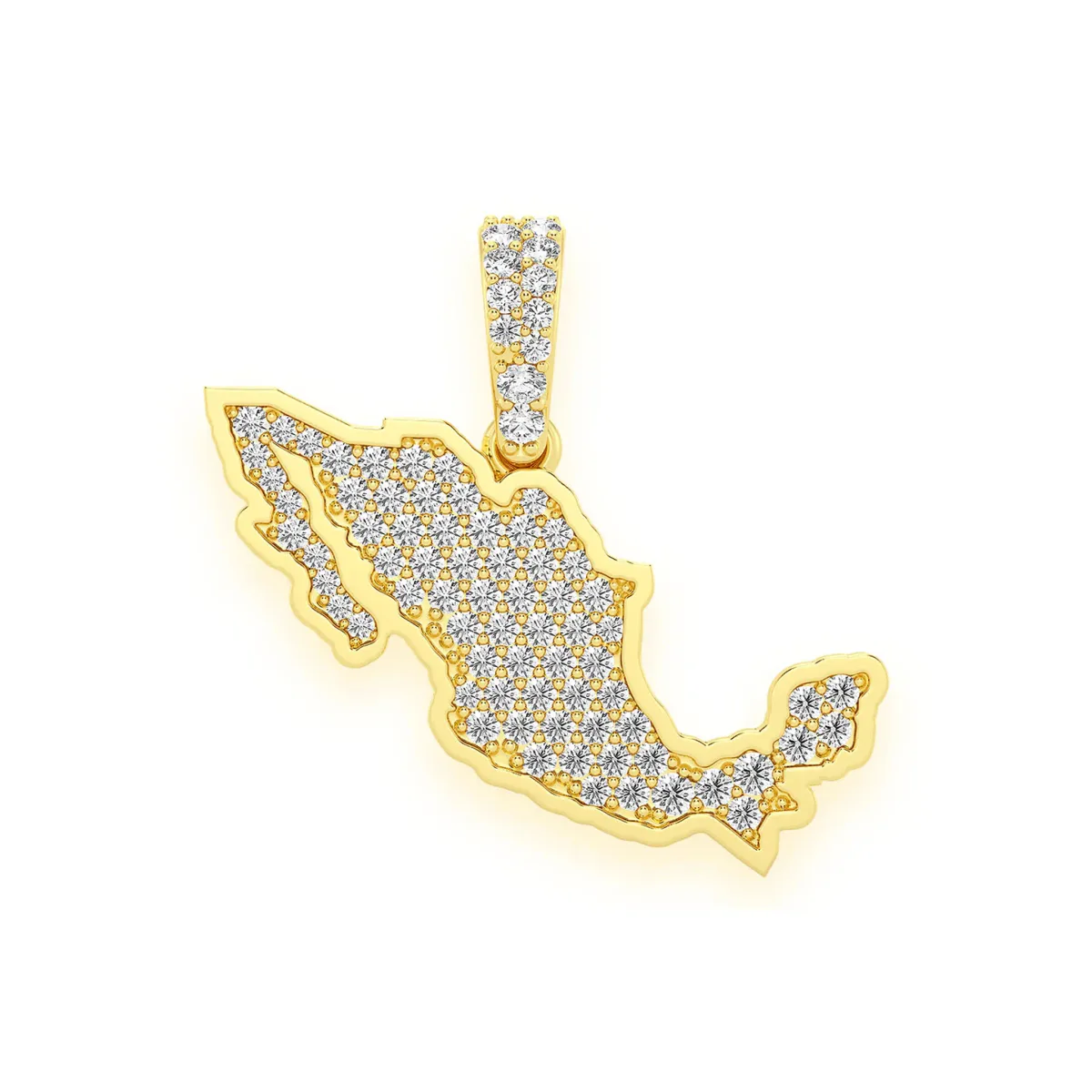 For Him Mexico Diamond Pendant in Yellow Gold / Natural Diamond – Pendant