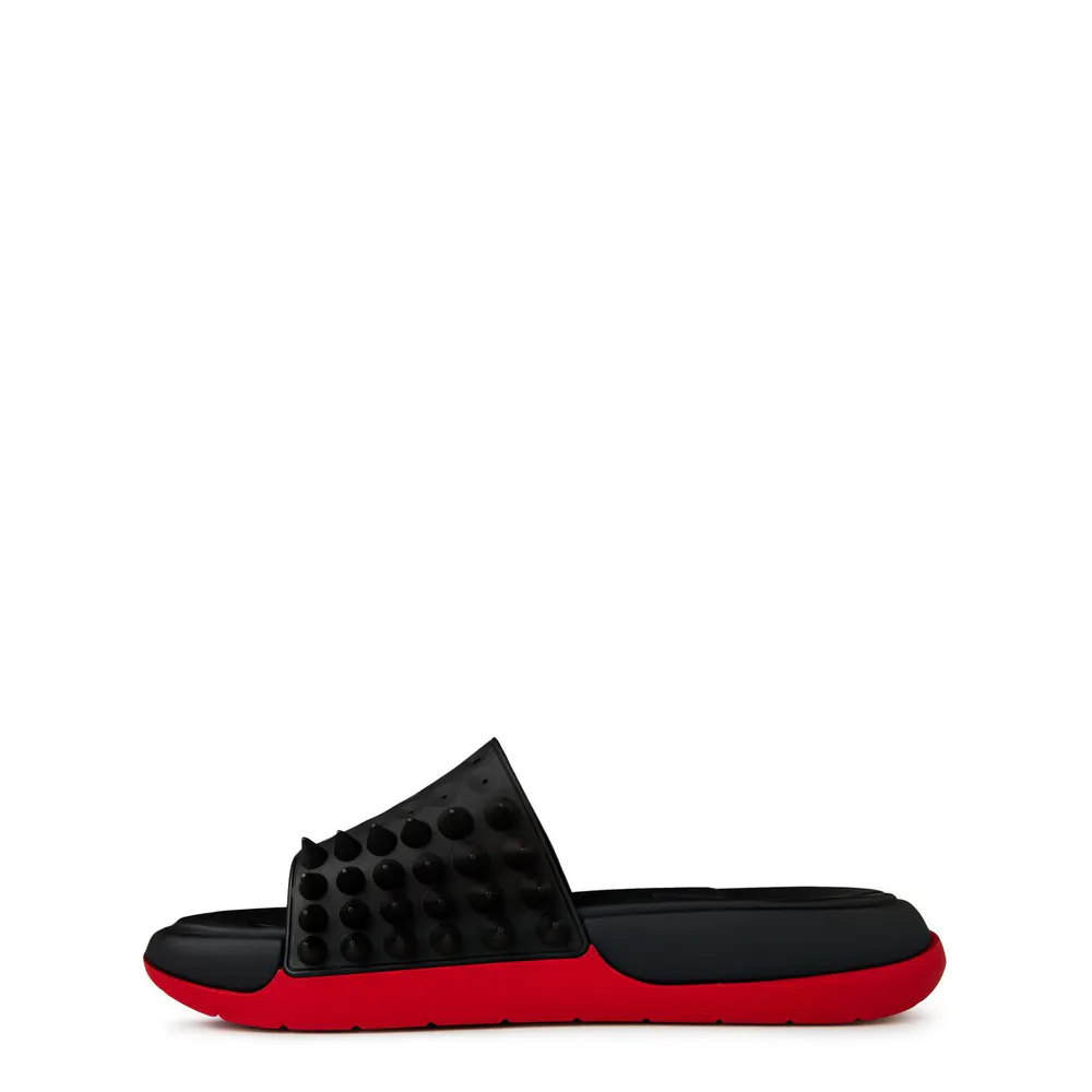 Christian Louboutin Men's Spikes Rubber Take It Easy Slides detail 2