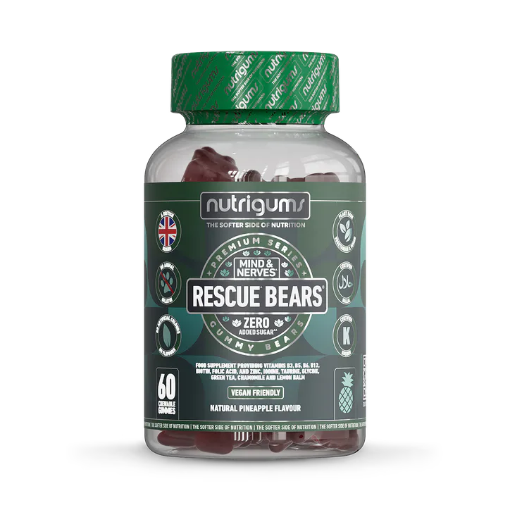 Nutrigums RESCUE BEARS MIND & MOOD 60 GUMMIES – Vitamins & Supplements > Vitamins > Vitamin B > Vitamin B12