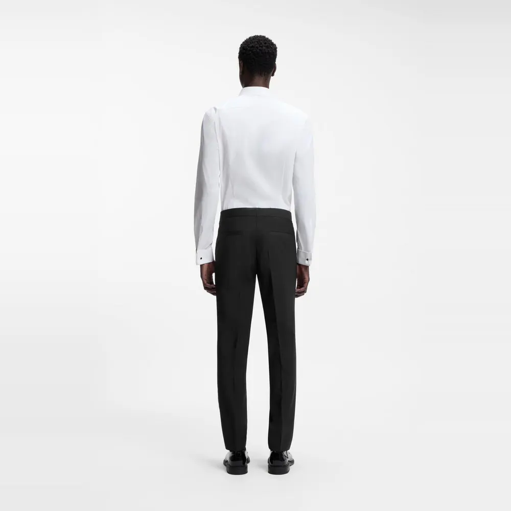 Hugo Men's Hesten Wool Suit Trousers detail 3