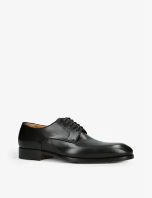 MAGNANNI Contemporary leather Derby shoes - EUR 42.5 / 8.5 UK MEN in BLACK, additional product view 3