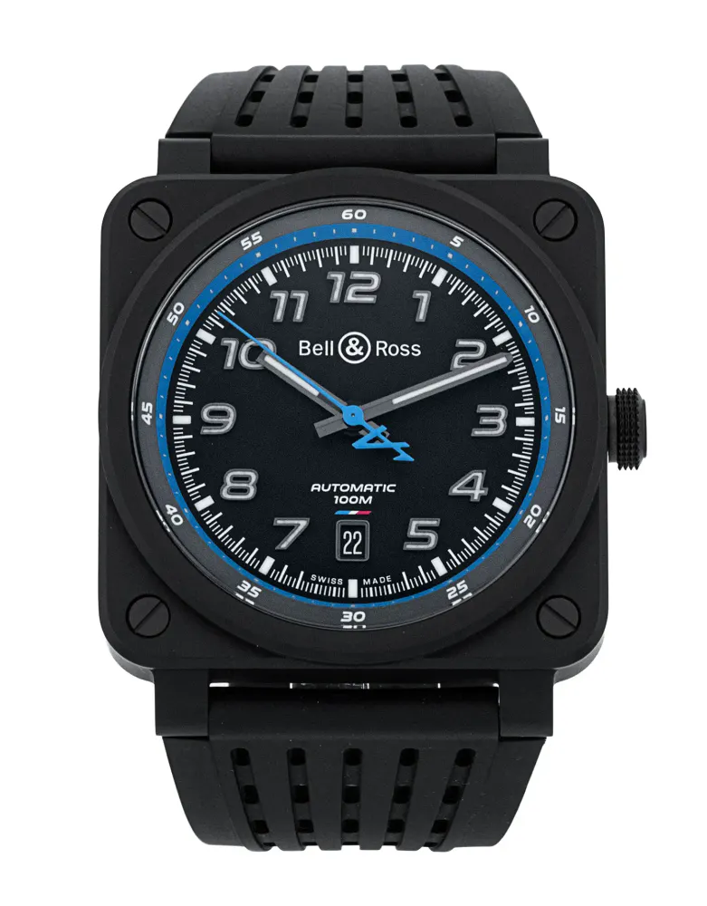 Bell and Ross BR03-92 BR0392-A522-CE/SRB — 2021 — Very good in Black Arabic – Pre-owned watches