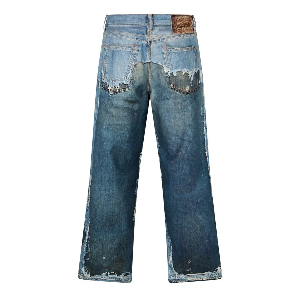 Acne Studios Mens Trompe-LOeil Jeans detail 2