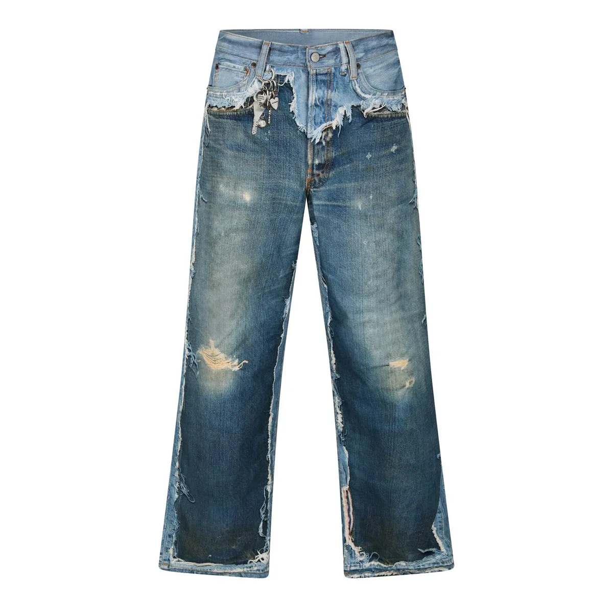 Acne Studios Mens Trompe-LOeil Jeans