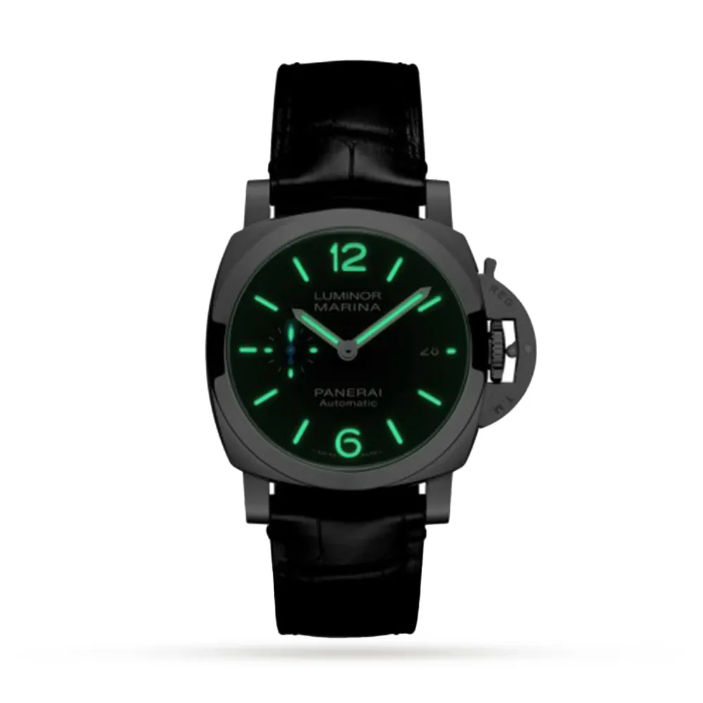 Panerai Luminor Marina Quaranta 40mm in Black, additional product view 2