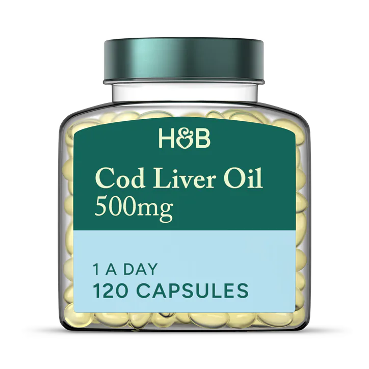 For Him Pure Cod Liver Oil 500mg 120 Capsules