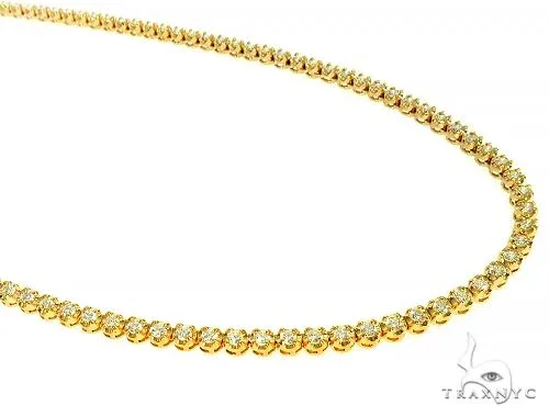RINA - For Him FACTORY Polar Iced Diamond Chain 22 Inches 4mm 65966 in Rose Gold – Chain