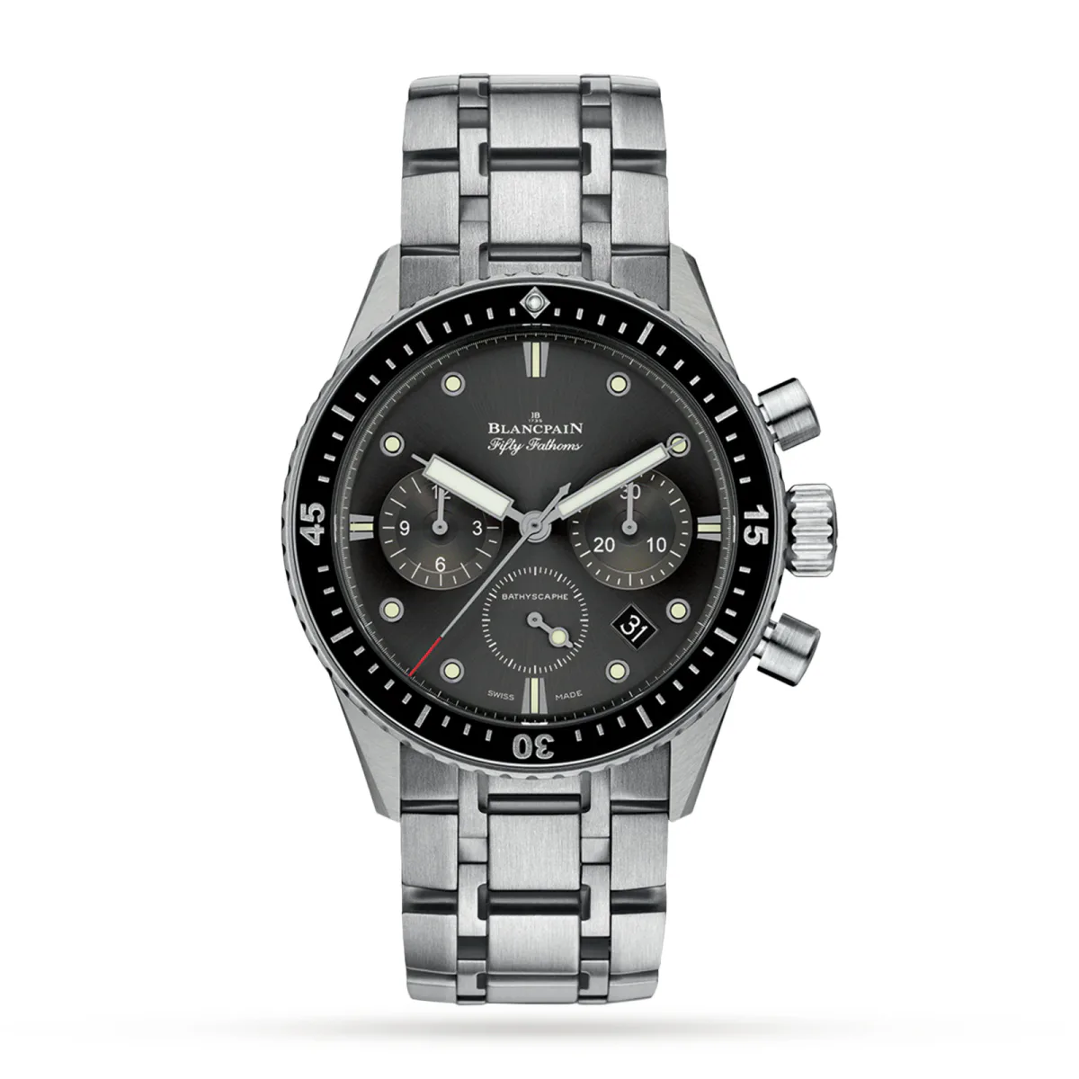 Blancpain Fifty Fathoms Bathyscaphe Chronographe Flyback 43.5mm Mens Watch