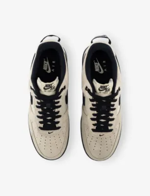 NIKE Air Force 1 '07 Suede and Canvas Trainers - EUR 42 / 8 UK MEN detail 2