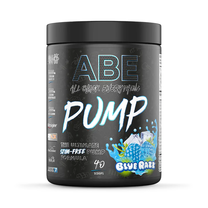 Applied Nutrition ABE Pump Pre Workout Powder Blue Razz 500g – Active Nutrition > Pre Workout & Energy > Pre Workout