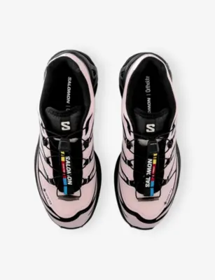 SALOMON XT 6 Gore-Tex Woven Trainers - 3.5 in BLACK ICY PINK DAWN PINK, additional product view 2