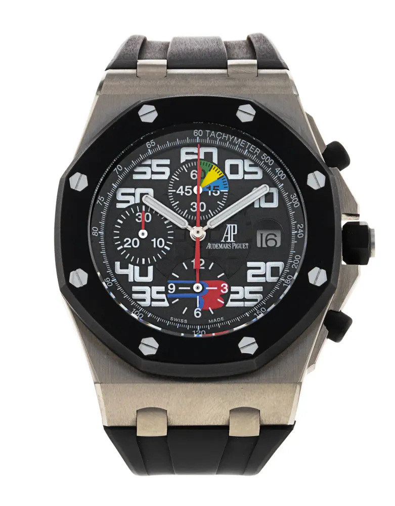 Audemars Piguet Royal Oak Offshore 26071IK.OO.D002CA.01 — 2006 — Excellent in Black Arabic – Pre-owned watches