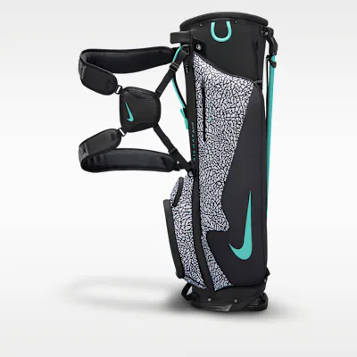 Nike Air Max Lite Golf Bag - Black/Wolf Grey/Clear Jade