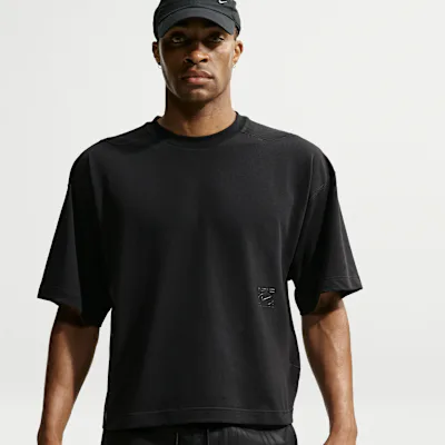 Nike N.A.C. Men's Dri-FIT Short-Sleeve Training Top - Black/Black
